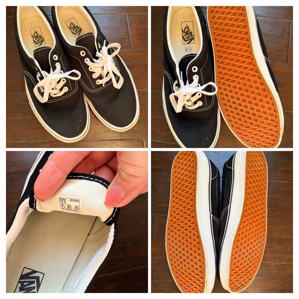 Men’s Black Canvas Vans